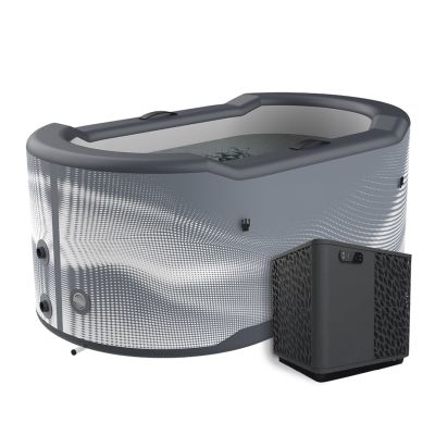 Крижана ванна Jarvi + Chiller 3 Квт (тепловий насос з Wifi від -7 до +43°C), Poolstar (Франція), 170х92х67 см
