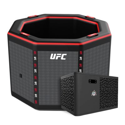 Ледяная бочка UFC Octagon + Chiller 7 Квт full invertor + WiFi (тепловой насос от -25 до +43°C), Poolstar (Франция) 130х130х90 см