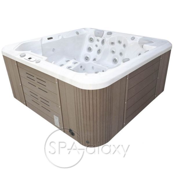 SPA бассейн IQUE Dreamline-II 2200-II-DD-BP (WiFi), 220x220x96 см Brushed walnut
