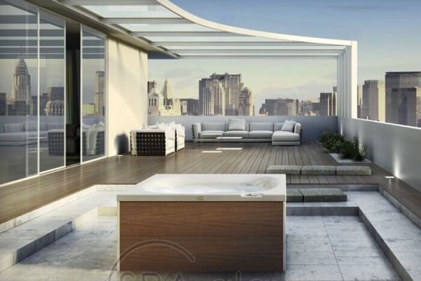 SPA бассейн JACUZZI CITY SPA (Италия), 160 х 150 x 75 cm