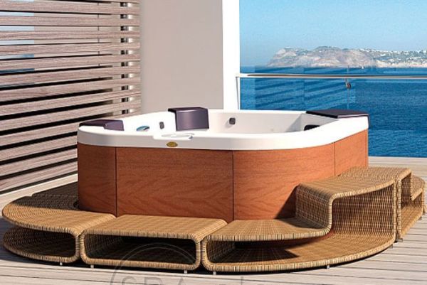 SPA бассейн JACUZZI DELFI PRO SOUND (Италия), 190 х 190 x 80 cm