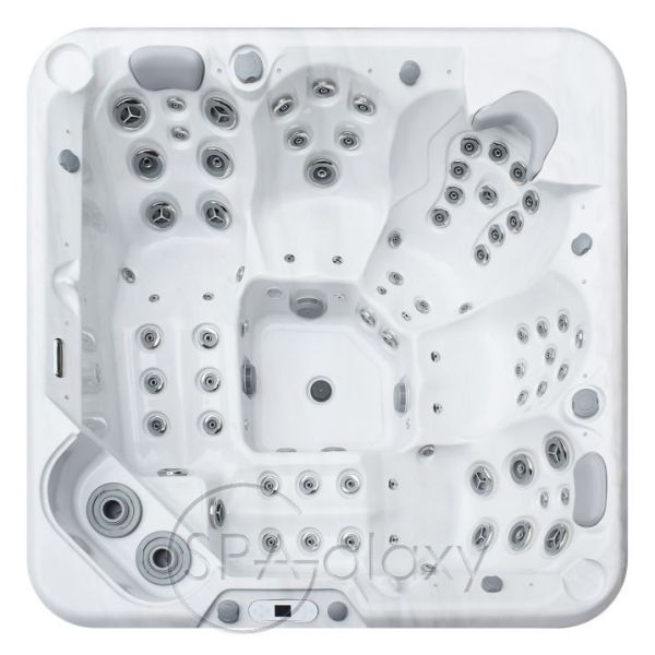 SPA бассейн IQUE Dreamline-II 2200-II-DD-BP (WiFi), 220x220x96 см Brushed walnut