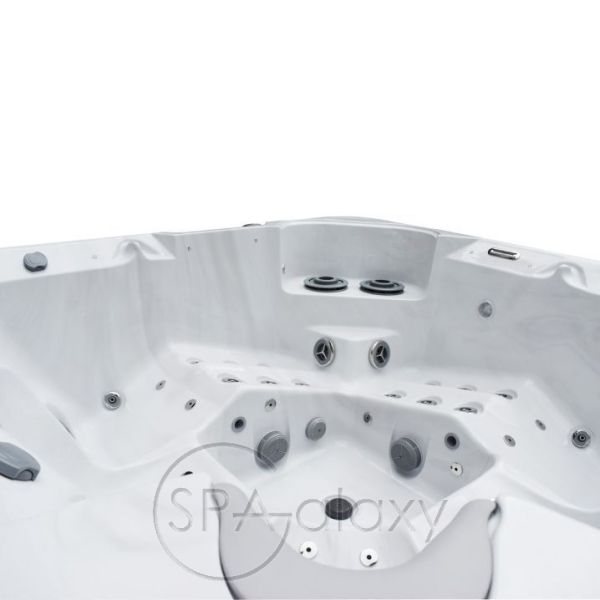 SPA бассейн IQUE Dreamline-II 2200-II-DD-BP (WiFi), 220x220x96 см Brushed walnut