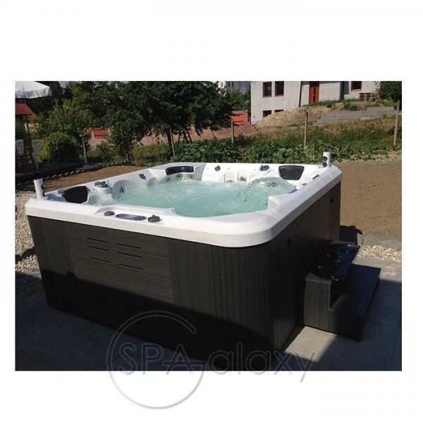 SPA бассейн IQUE Dreamline-II 2200-II-DD-BP (WiFi), 220x220x96 см Brushed walnut