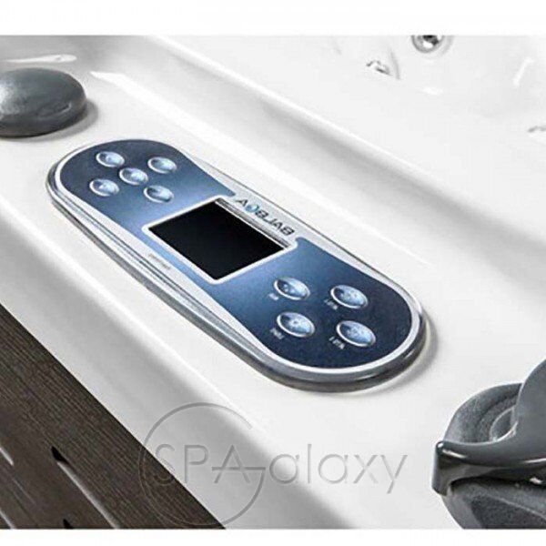 SPA бассейн IQUE Dreamline-II 2200-II-DD-BP (WiFi), 220x220x96 см Brushed walnut