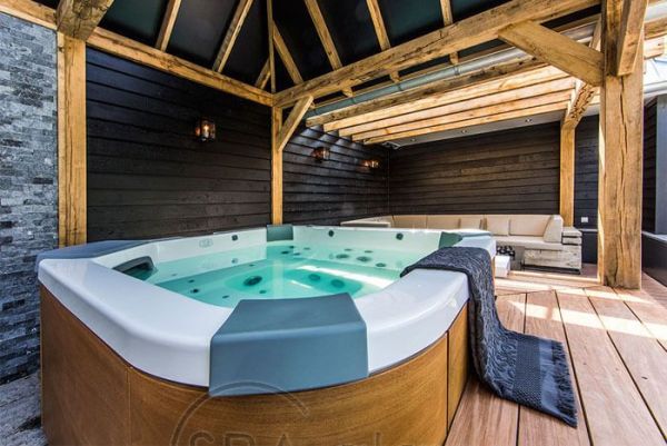 SPA бассейн JACUZZI SANTORINI PRO SOUND (Италия), 230 х 215 x 90 см