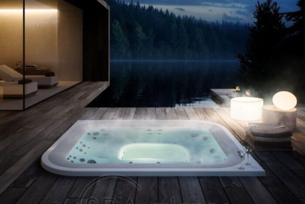 SPA бассейн JACUZZI VIRTUS (Италия), 250 x 215 x 93 cm