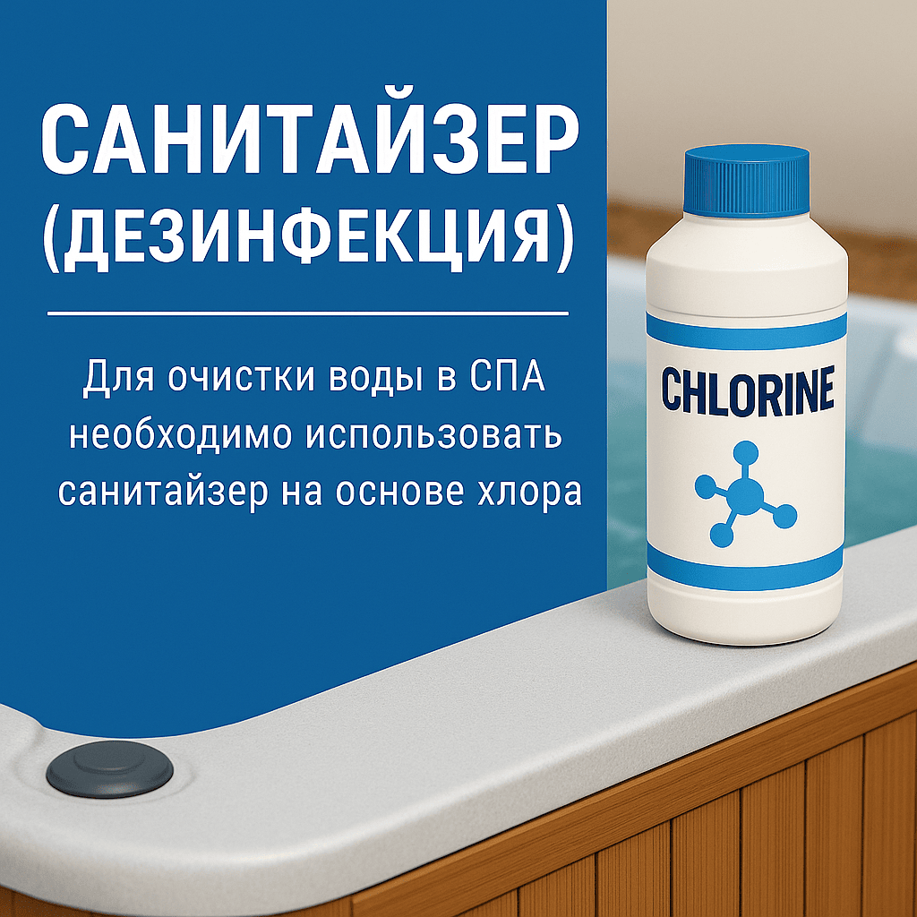 Санитайзер (дезинфекция) для СПА