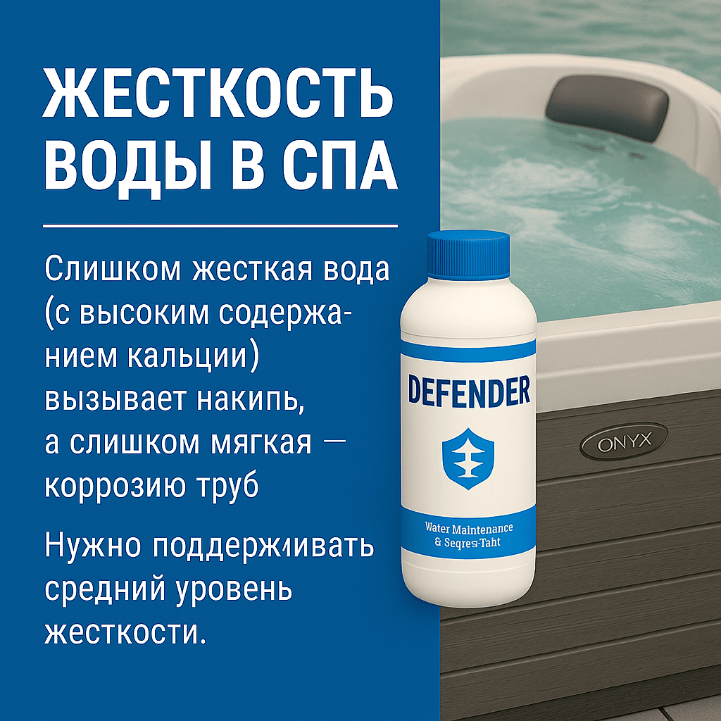 Жосткость воды в СПА