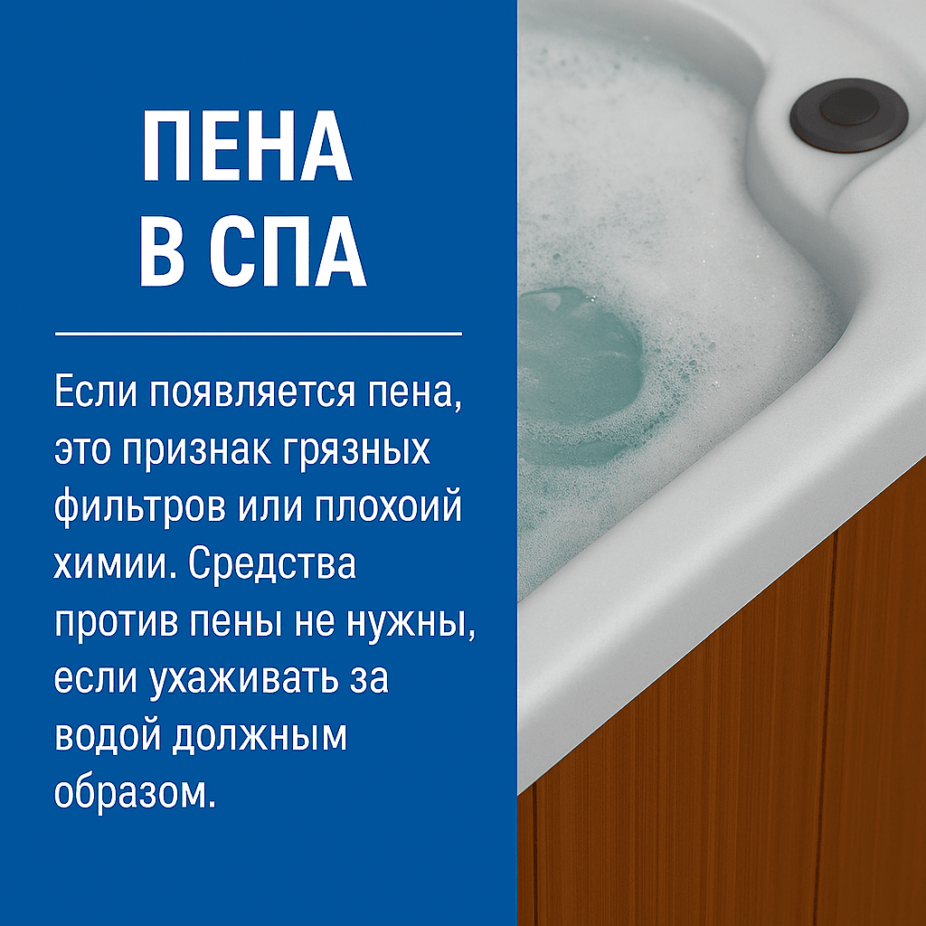 Пена в СПА